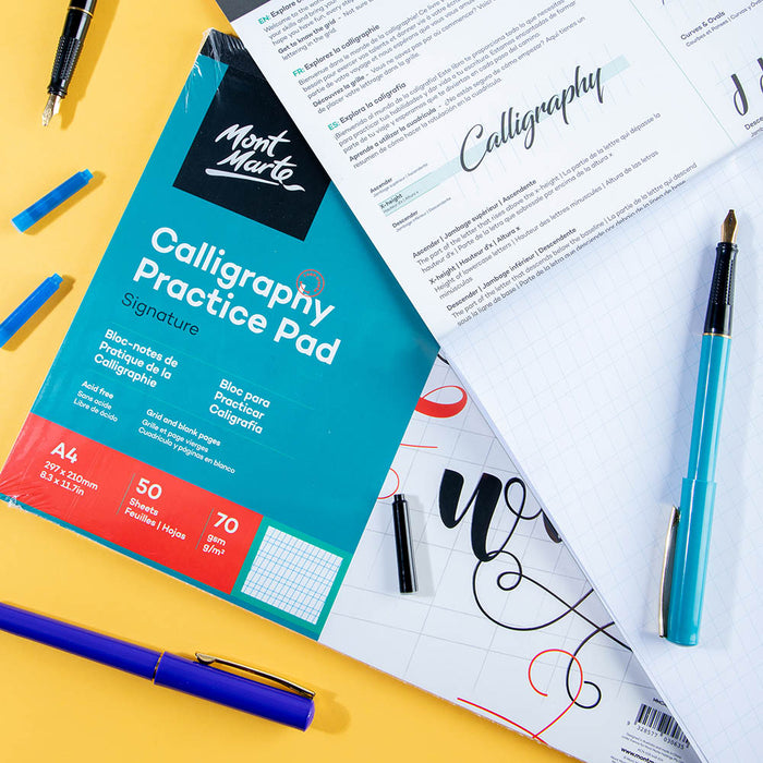 Calligraphy Practice Pad A4 50 Sheet