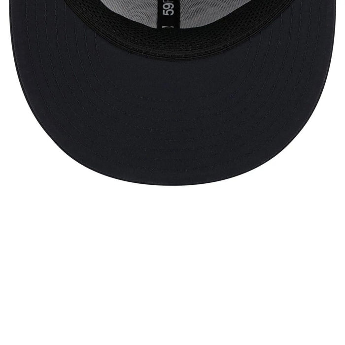 Pictured is this MLB Batting Practice 2026 Detroit Tigers 59FIFTY Fitted cap in navy. 7