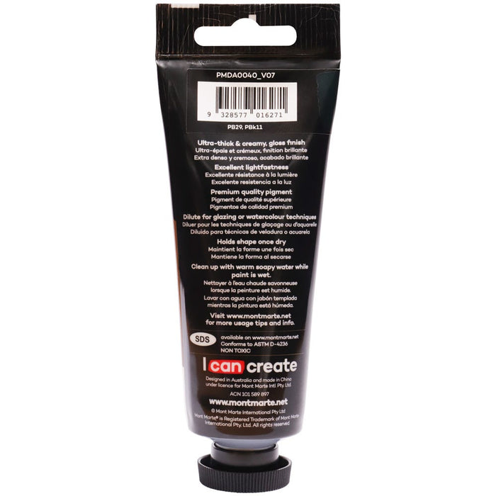 Dimension Acrylic Premium 75ml Tube - Paynes Grey