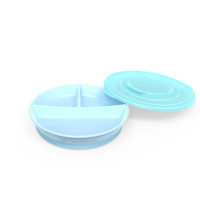 Twistshake Divided Plate Blue
