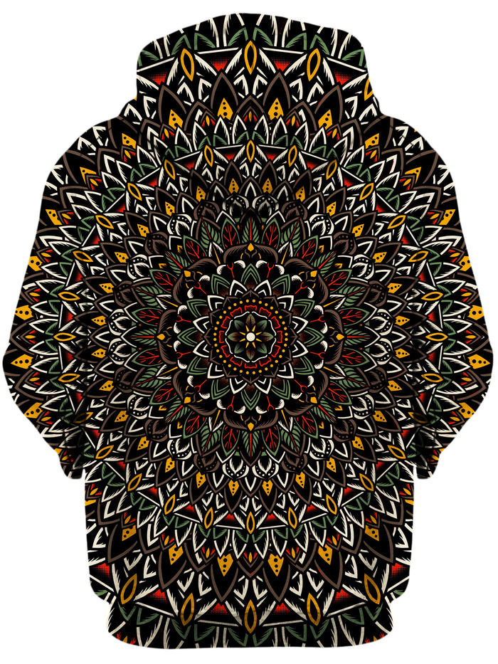 Flower Mandala Unisex Zip-Up Hoodie Set 4 Lyfe Epic Hoodie