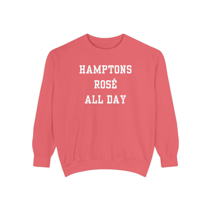 HAMPTONS ROSÉ ALL DAY SWEATSHIRT - WATERMELON