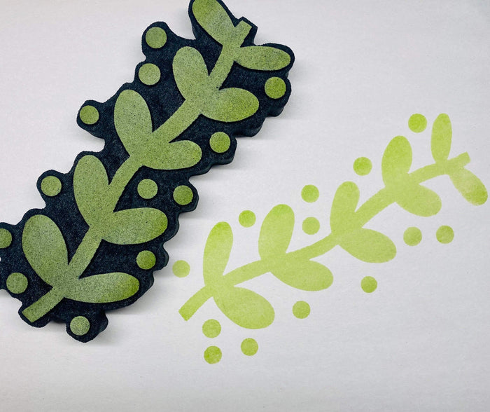 Kae Pea | Fine Vine | Foam Stamp