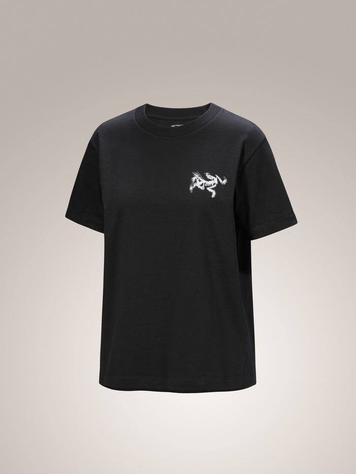 Kragg Cotton Bird Tile Crew Shirt SS Women's