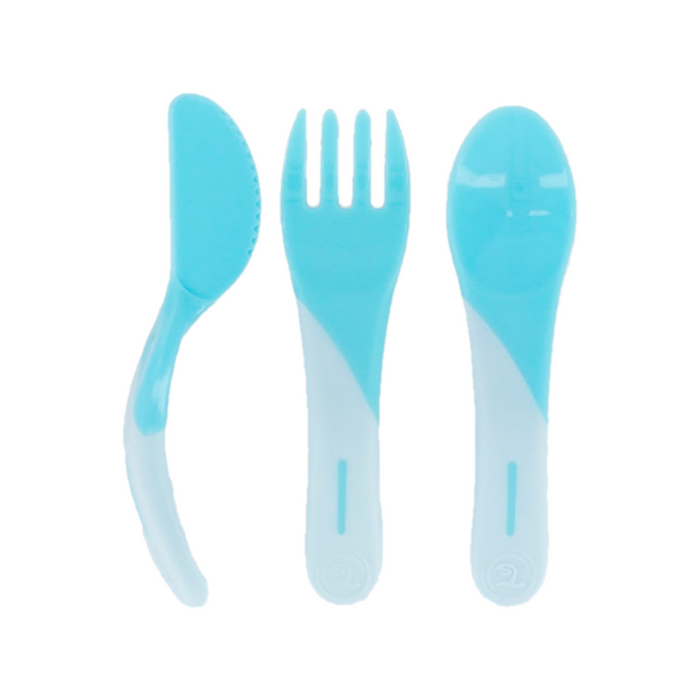 Twistshake Learning Cutlery Blue