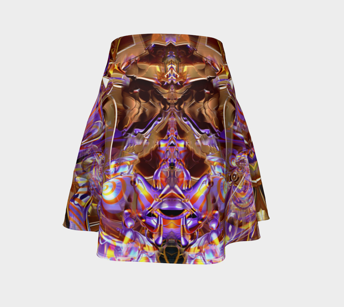 Meltdown High Waist Flare Skirt
