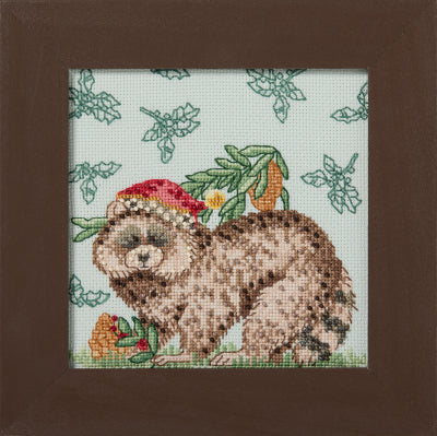 Mill Hill Debbie Mum Woodland Friends Cross Stitch Kit -Rocky Raccoon DM30-2613