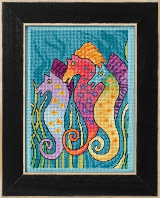 Mill Hill Laurel Burch Seahorses Cross Stitch Kit LB30-2114