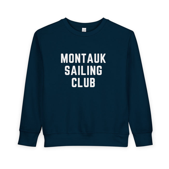 MONTAUK SAILING CLUB TODDLER SWEATSHIRT - NAVY