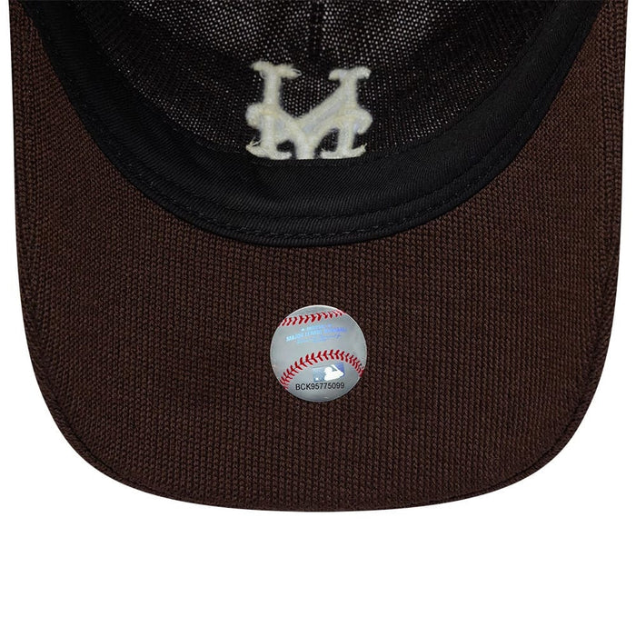 Pictured is this MLB Merino Wool New York Mets 9TWENTY cap in dark brown. 7