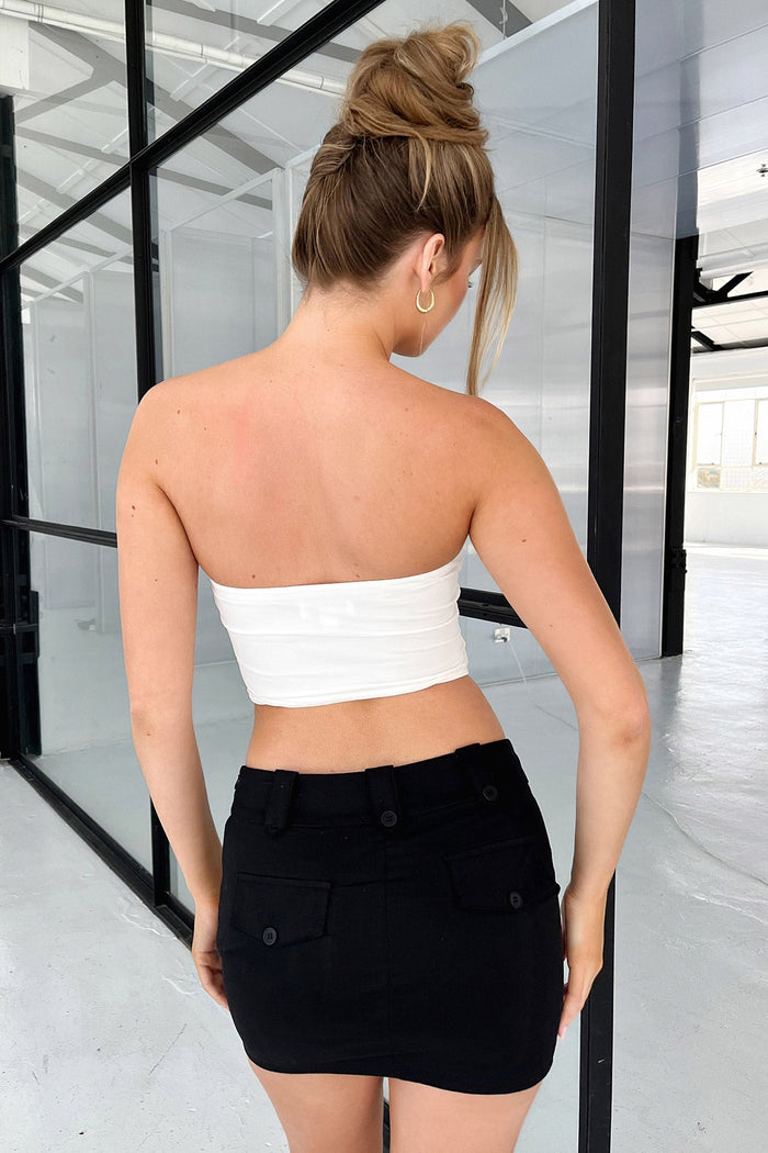 Rayna Crop - White