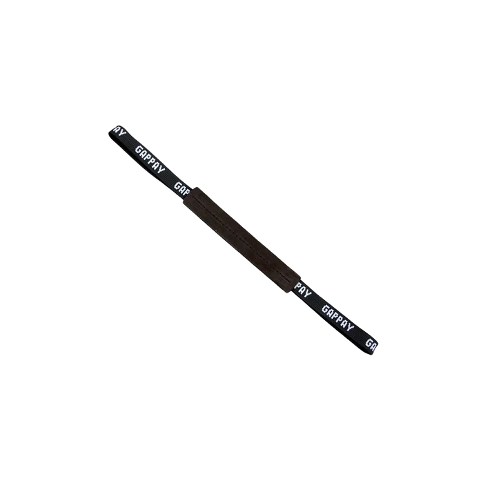 Rolled leather, hard, 3x25 cm, 2 handles
