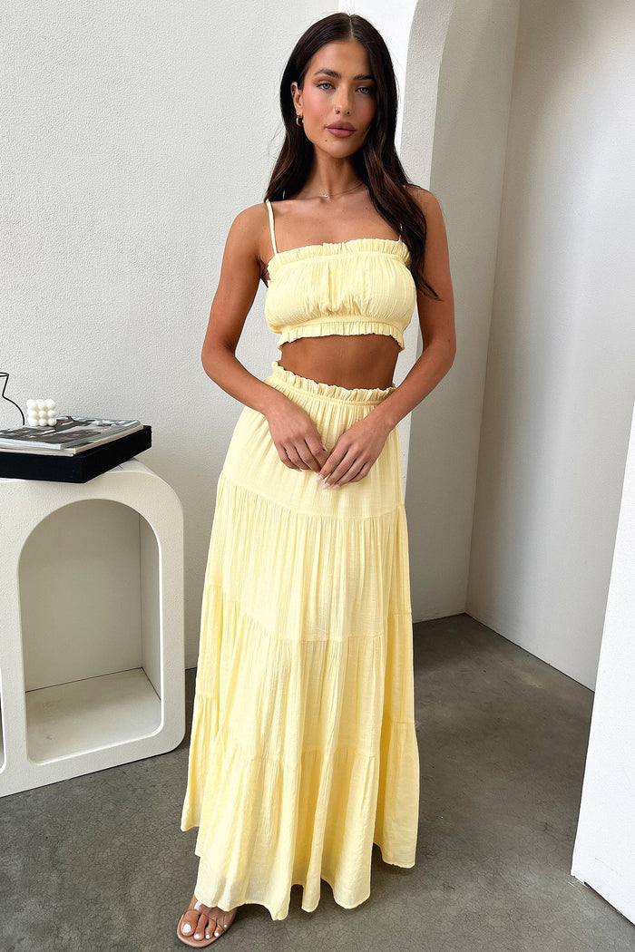 Selina Crop - Yellow