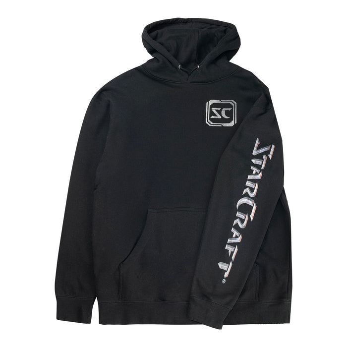 StarCraft Box Art Hoodie - Front View with Sleeve View