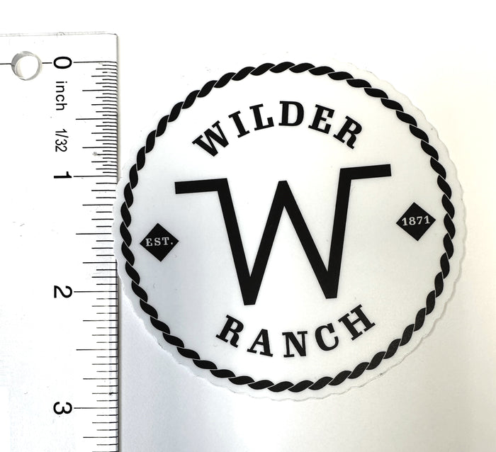 Wilder Ranch Brand Sticker