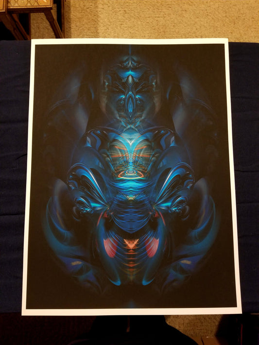 18"x24" Alien Garuda Arist Proof Print