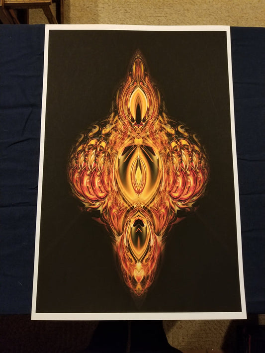 18"x24" Golden Amulet Artist Proof Print