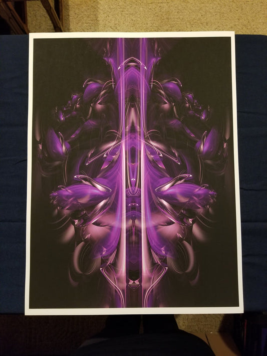 18"x24" Purple Alien Artist Proof Print