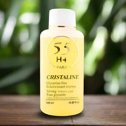 55H+ Glycerin fine Cristaline Efficacite Strong-Lightening 16.8 oz / 500 ml - Kismet Beauty Brands