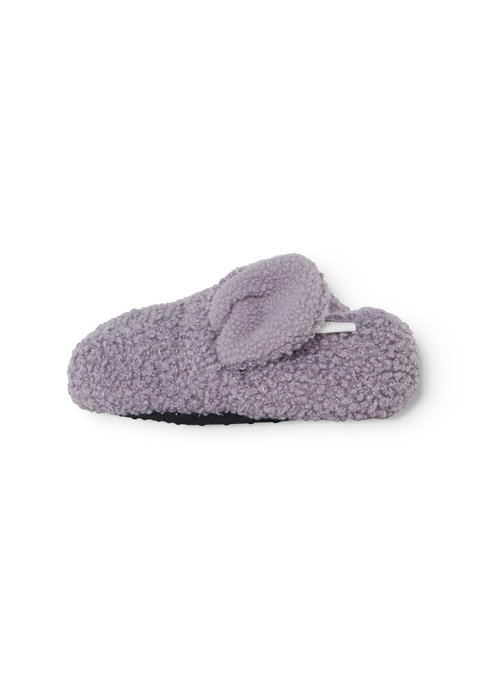 Little teddy bear baby shoes with velcro closure on the top.