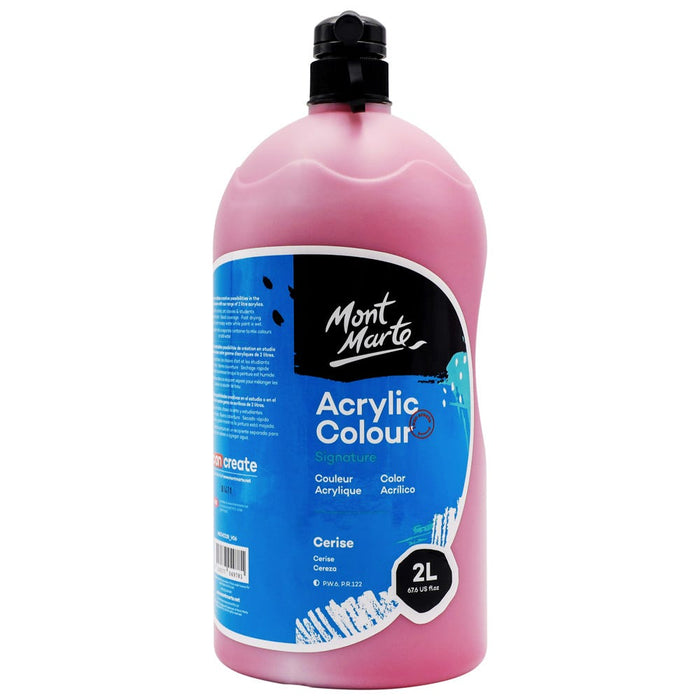 Acrylic Colour Paint Signature 2L Bottle with Pump – Cerise