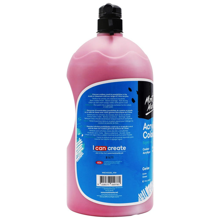 Acrylic Colour Paint Signature 2L Bottle with Pump – Cerise
