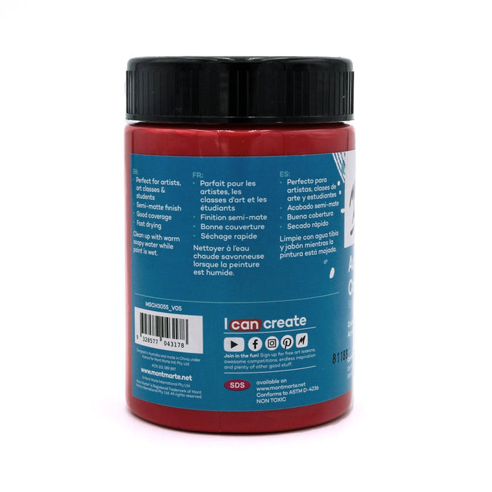 Acrylic Colour Paint Signature 300ml - Carmine