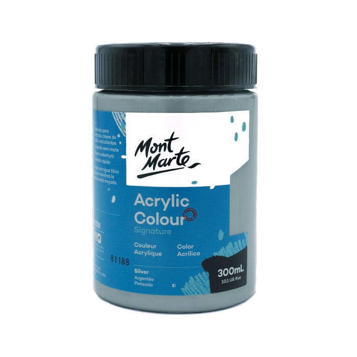 Acrylic Colour Paint Signature 300ml - Silver