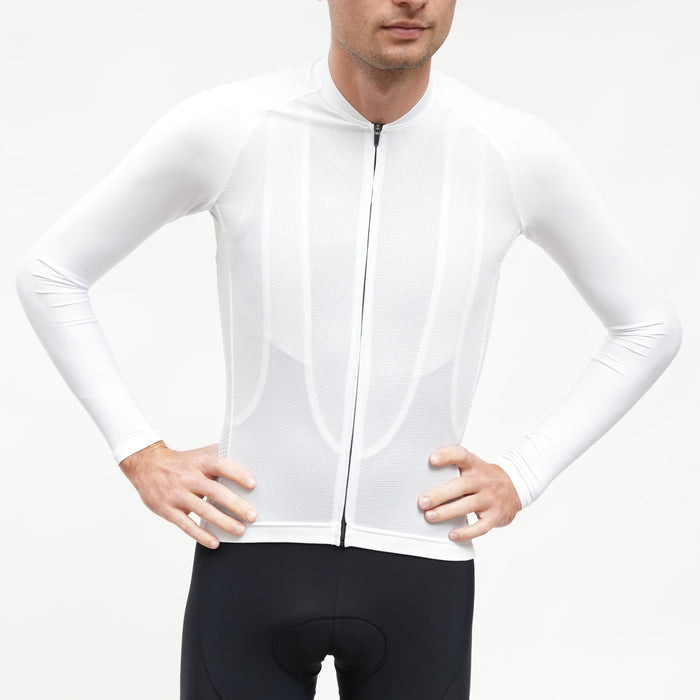 Aero Long Sleeve Jersey - White