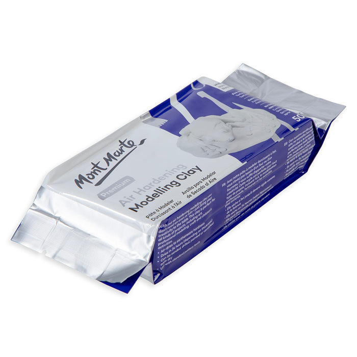 Air Hardening Modelling Clay Premium 500g - White