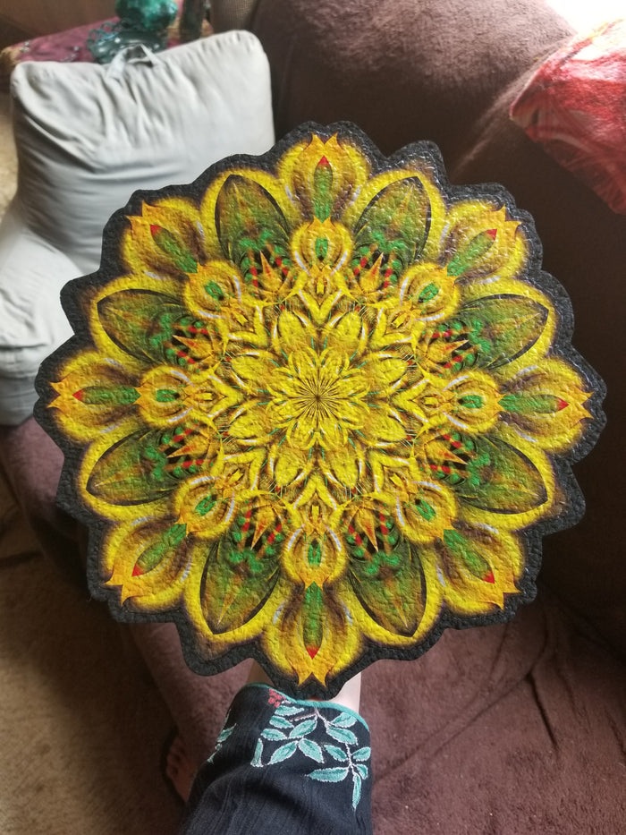 Alien Sunflower Mood Mat