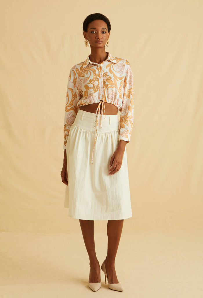 Amore Bianca Midi Skirt