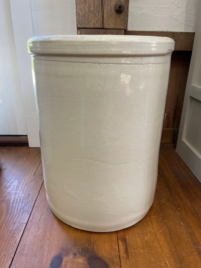 Antique Logan Pottery Company Ohio 15 Gallon Crock