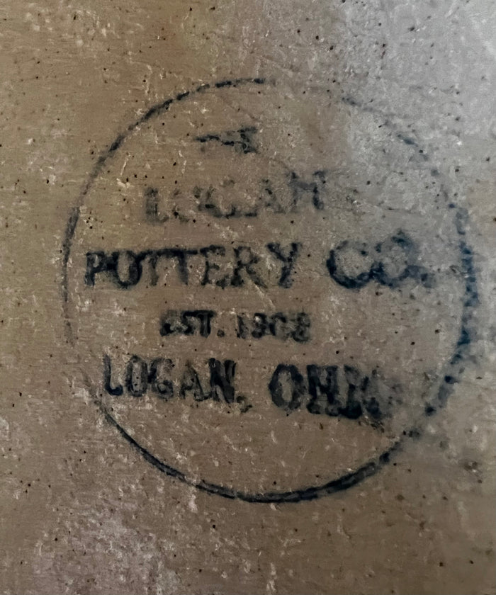 Antique Logan Pottery Company Ohio 15 Gallon Crock