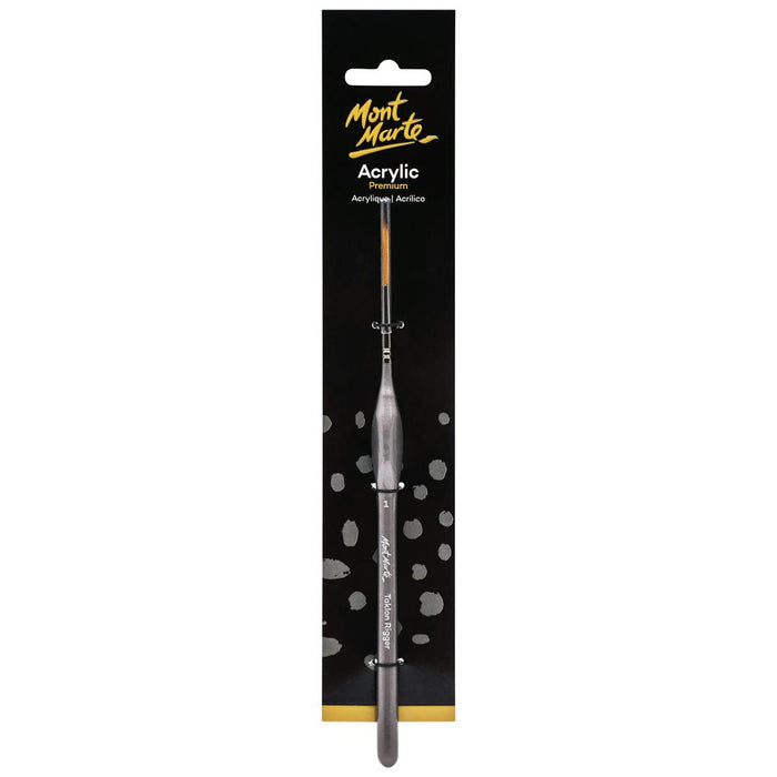 Artist Acrylic Brush Premium Taklon Rigger 1