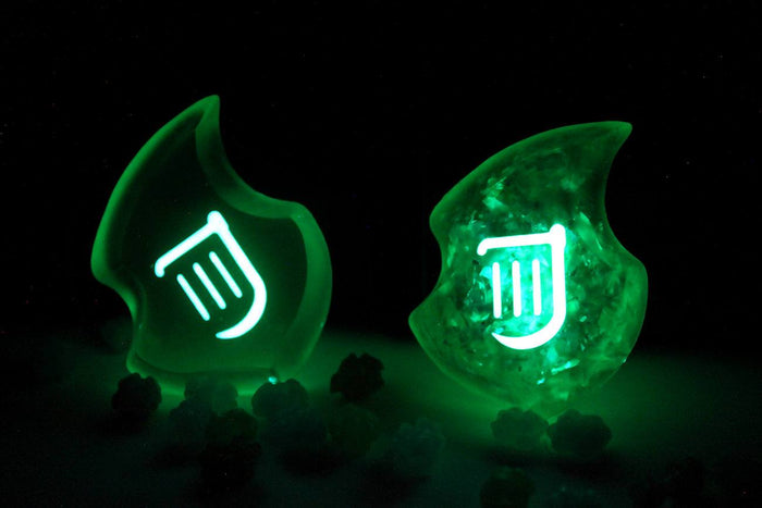 Clear Bard FFXIV Glow in the Dark Soul Crystal/BRD Job Stone Final Fantasy XIV FF14 - LootCaveCo