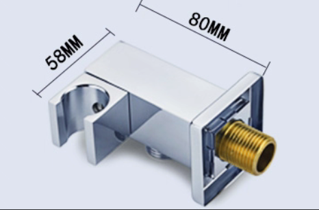 Bath/Shower  Mixer - Square Series Shower Head Holder Set