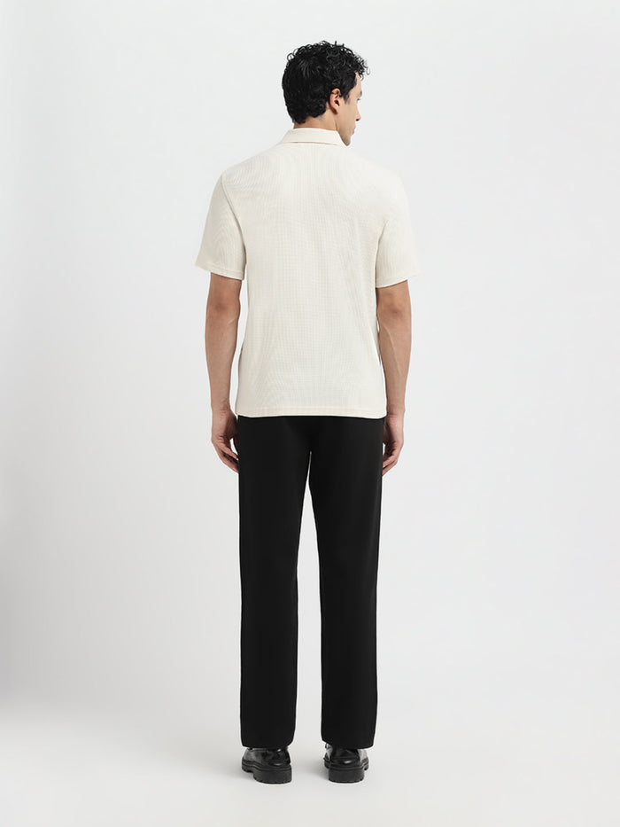 Beige Regular Fit Polo