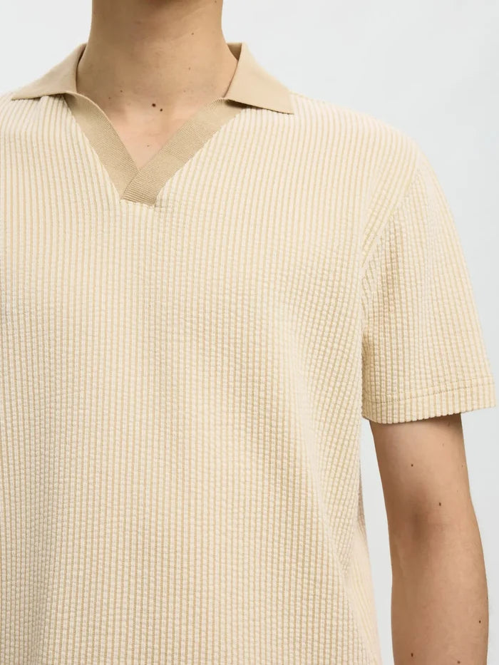 Beige Regular Fit Polo