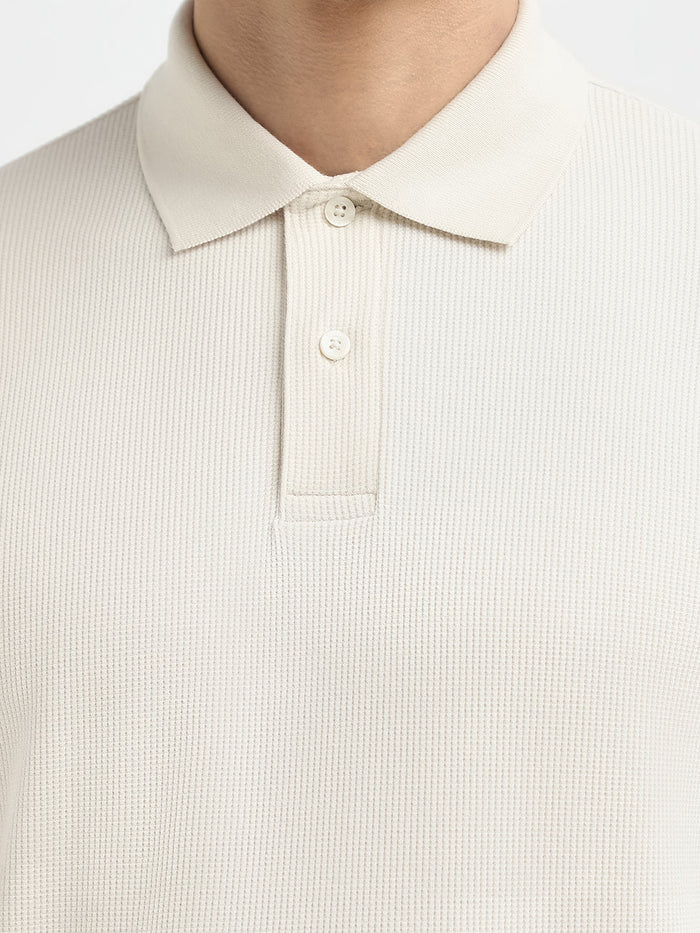 Beige Regular Fit Polo