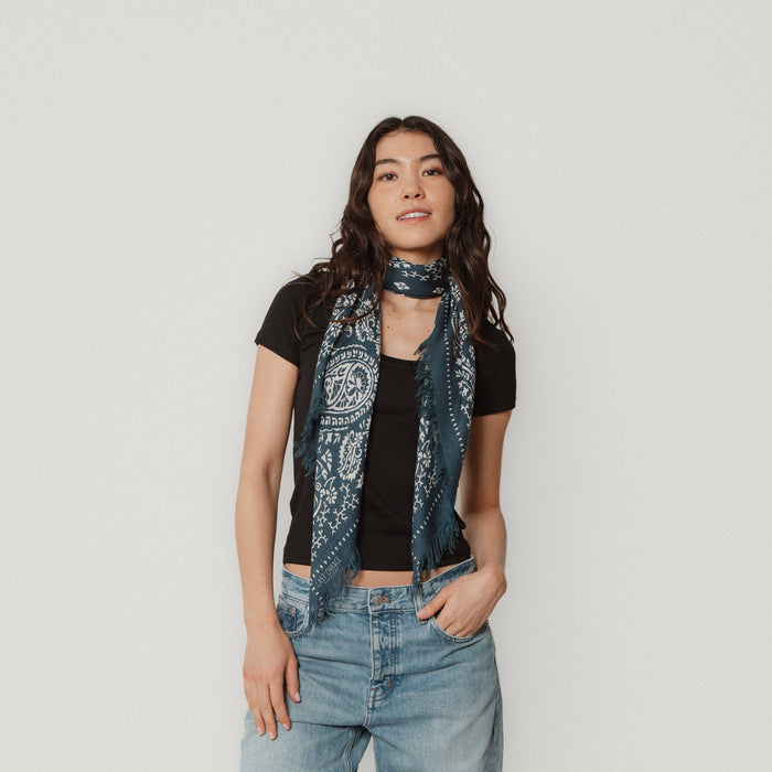 Big Honcho Bandana - Paisley in Navy