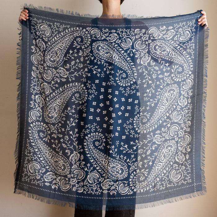 Big Honcho Bandana - Paisley in Navy