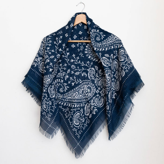 Big Honcho Bandana - Paisley in Navy