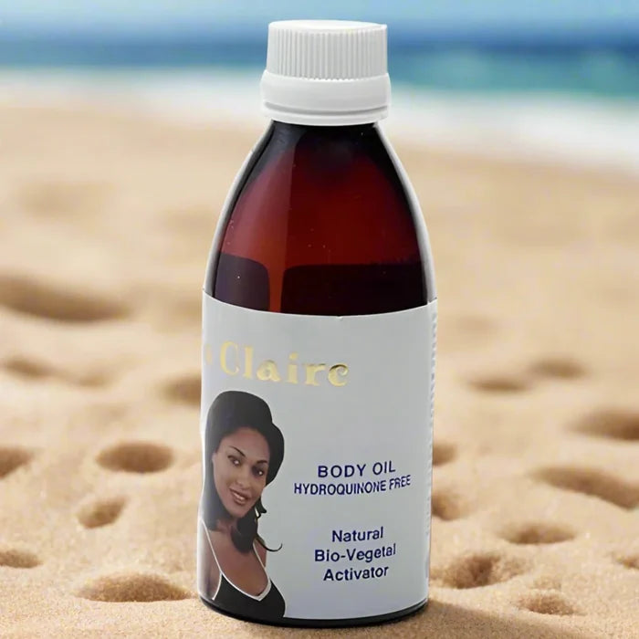 BIO CLAIRE LIGHTENING BODY OIL NATURAL BIO-VEGETAL ACTIVATOR 6.6oz/200ML Bottle - Kismet Beauty Brands