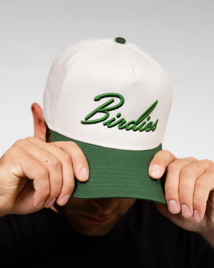 Birdies Fade Hat Natural Green Front
