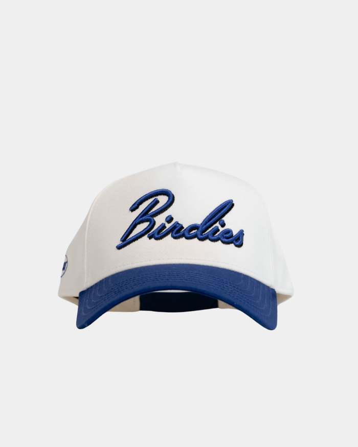 Birdies Fade Hat Natural Royal Blue