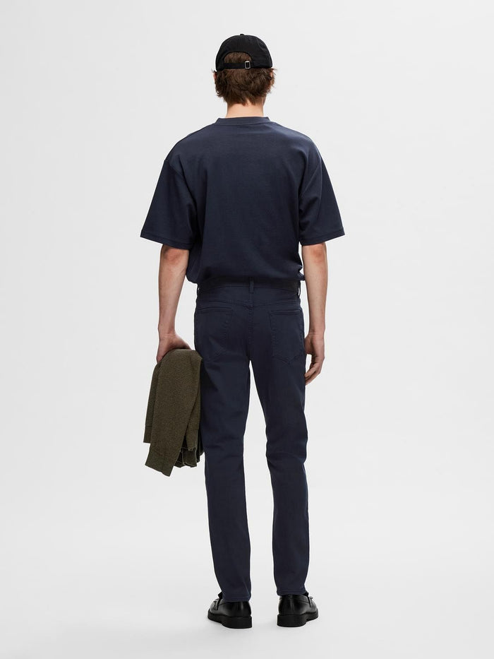 Blue Organic Cotton Oversized T-shirt