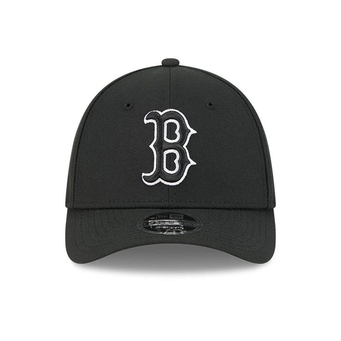 Pictured is this MLB Boston Red Sox 39THIRTY M-Crown Stretch Fit cap in black. 3