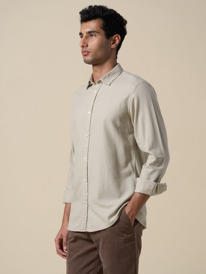 Brushed Slim Fit Shirt