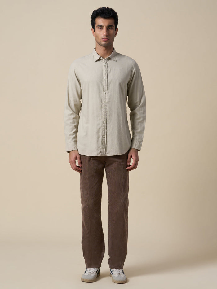 Brushed Slim Fit Shirt